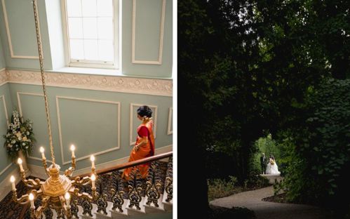 Ratha walking down the Grand Staircase