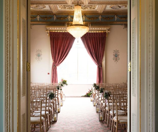 Looking into the Drawing Room from the hallway. 